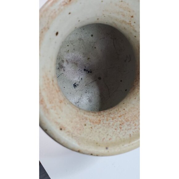 Studio Art Pottery Coffee Cup Ceramic Approx. 4"H x 3 1/2" W Signed - Picture 4 of 11